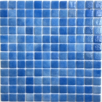 Мозаика стеклянная Aquaviva Antarra Cloudy PG 4651 синяя