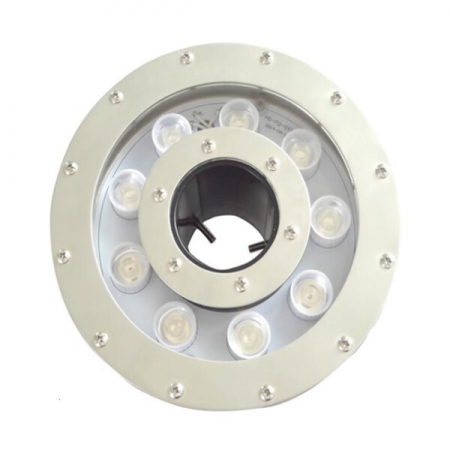 Прожектор LED AquaViva (9led 20W 12V) RGB для фонтана с отв.под форсунку 50мм