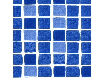 Пленка с рисунком для бассейна «Мозаика неразмытая» ширина 1,65 м Alkorplan 3000 Persia Blue