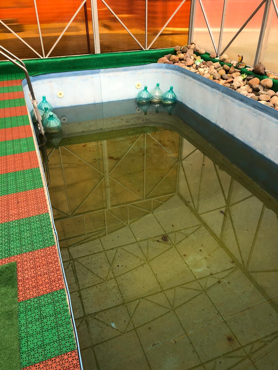 ремонт бассейна из полипропилена